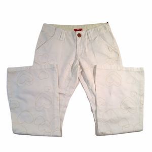 Everlast White Pants 9 Hearts NWT  ** As Is**